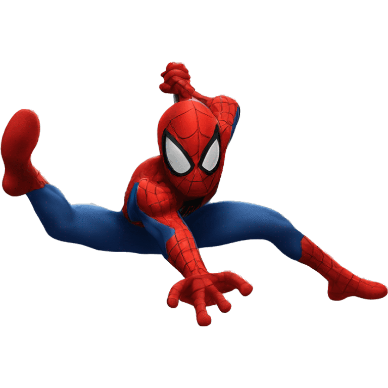 Spider man swinging around nyc emoji