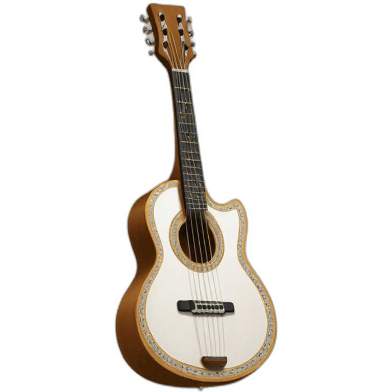 Erlandskian 3 String Guitar Instrument Ethnic emoji