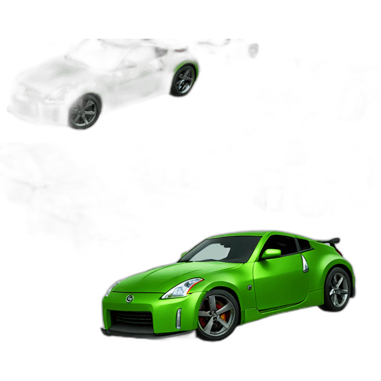 nissan 350z green emoji