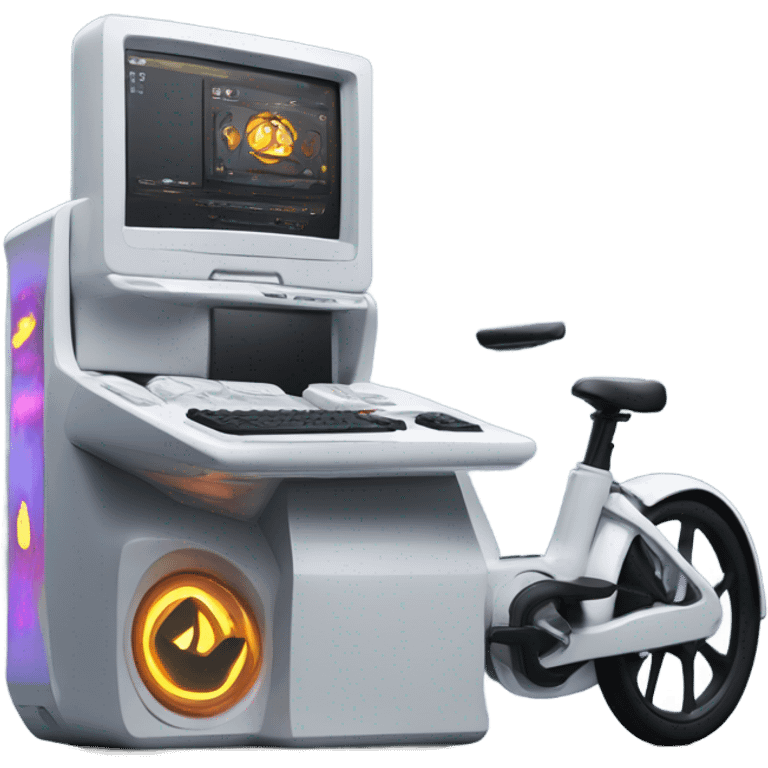 Peddle powered gaming computer  emoji