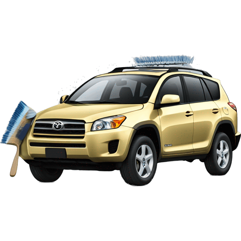 2009 Toyota RAV4 with brush guards emoji