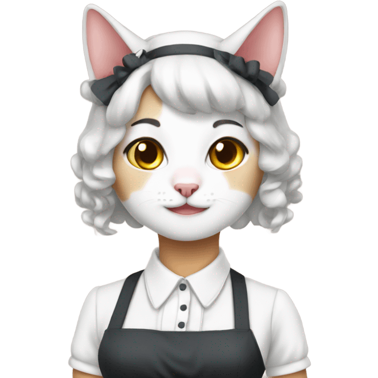 Cat maid emoji