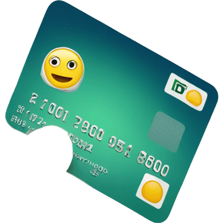 Bank card emoji