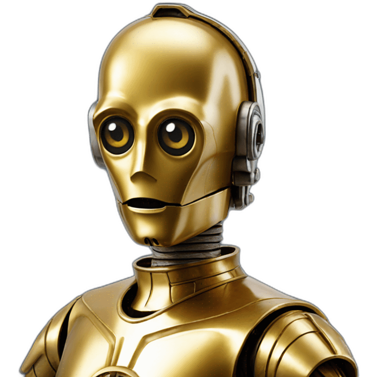 C3PO looking happy emoji