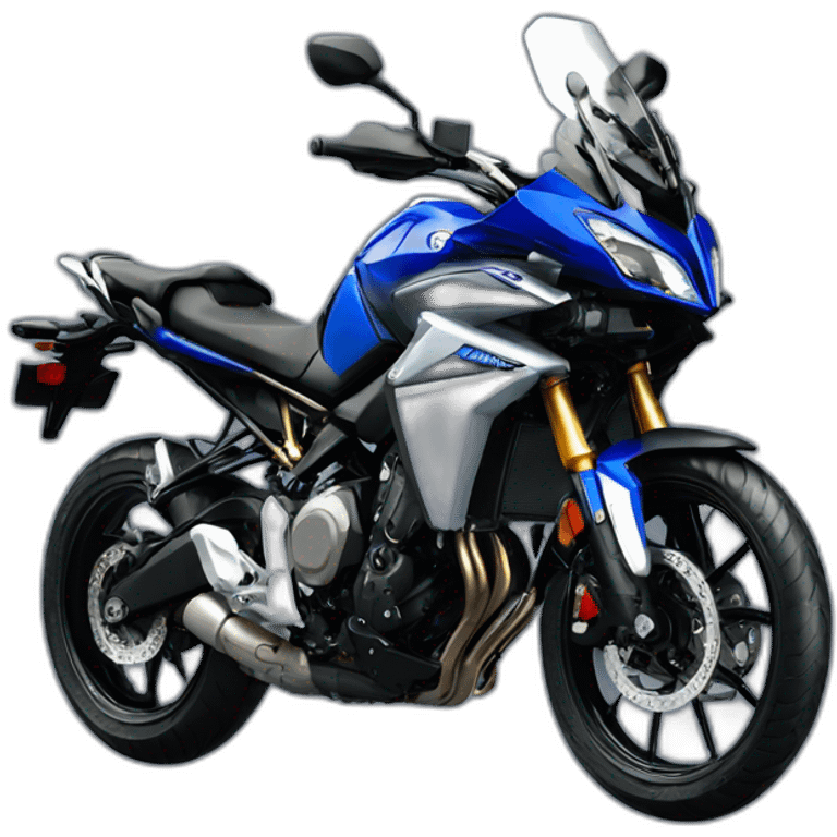 Yamaha Tracer 7 blue silver emoji