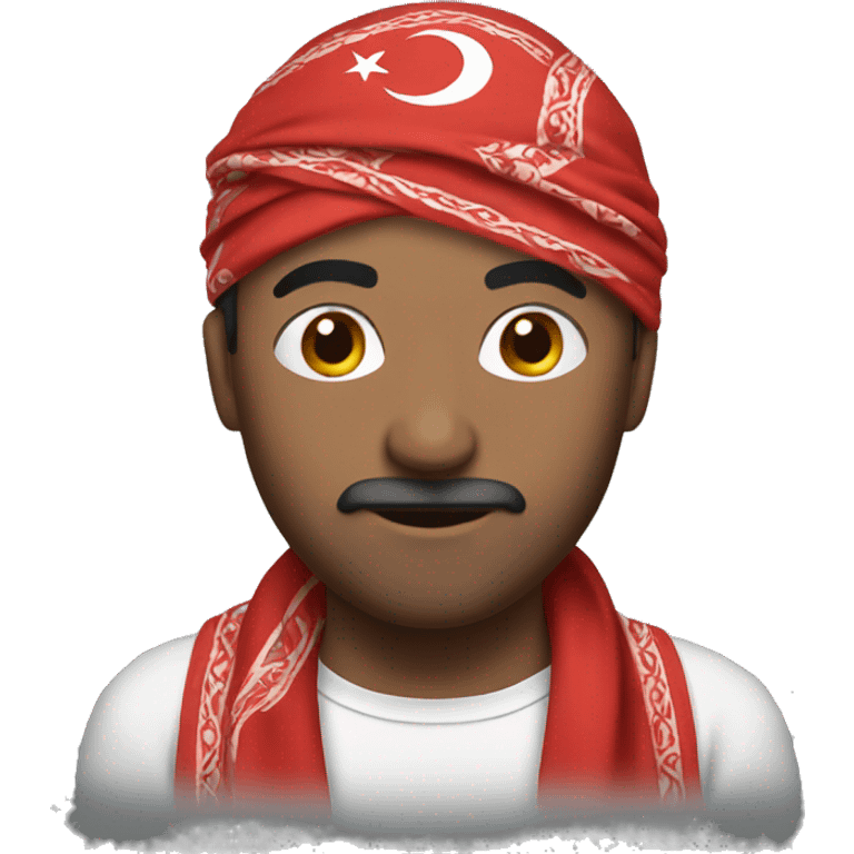 turkish guy with bandana emoji