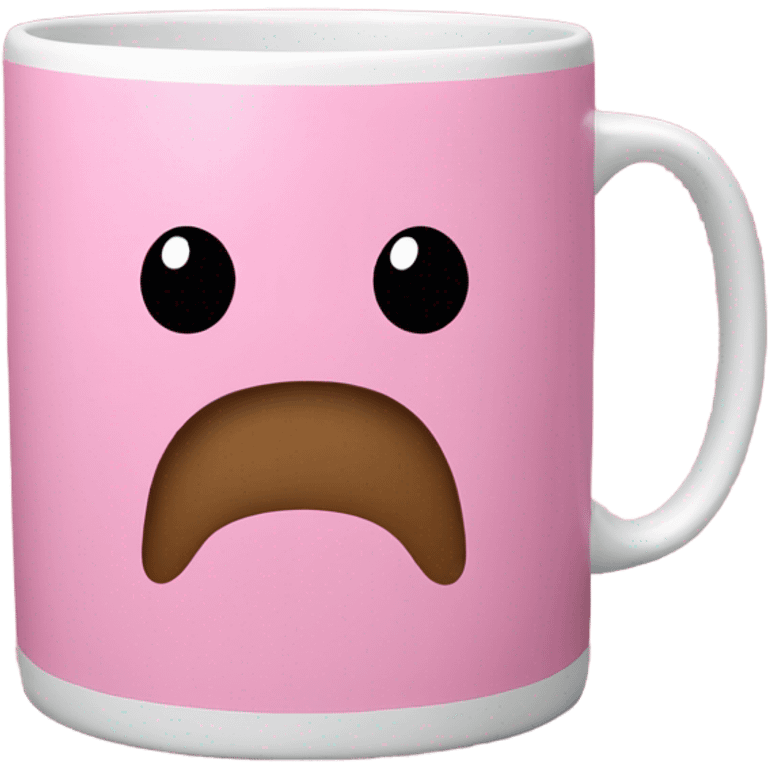 Pink mug Stanley  emoji