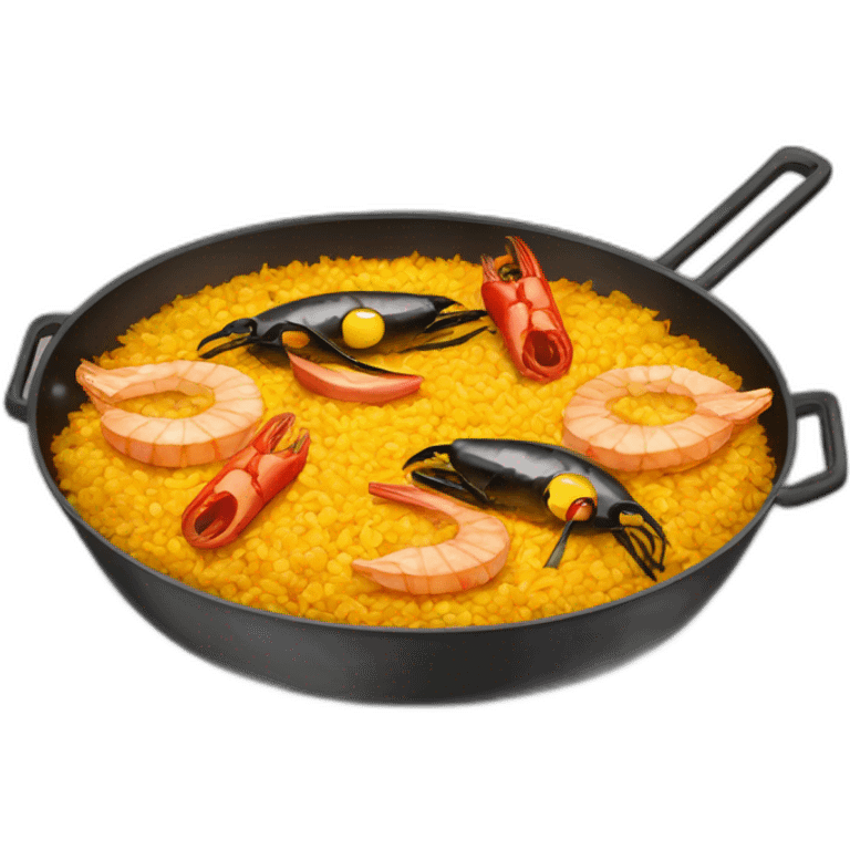 Paella de bogavante emoji