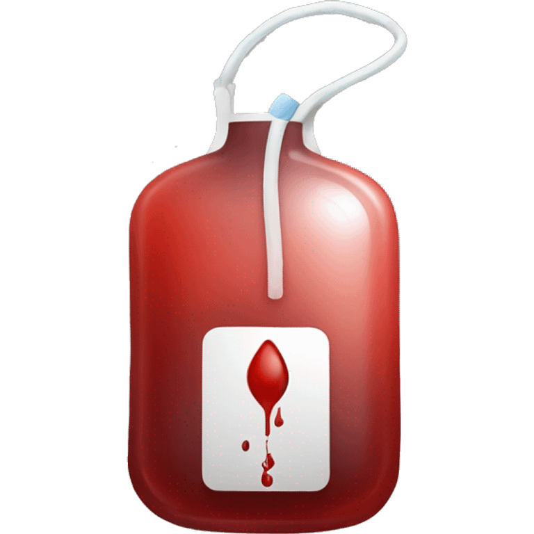 transfusion blood bag emoji