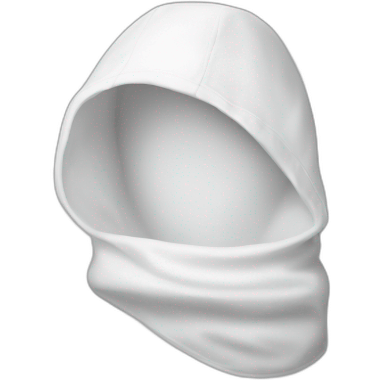 white bonnet piece of clothing emoji