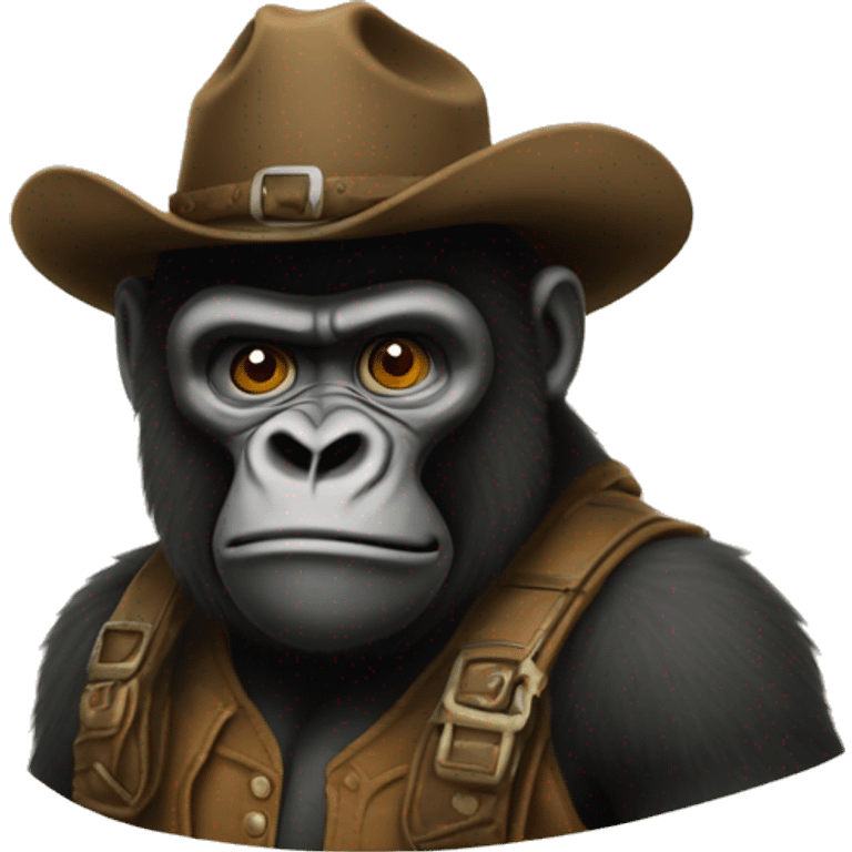 gunslinger gorila emoji