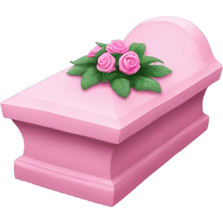 Pink grave emoji