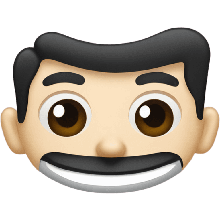 Logo barbershop emoji