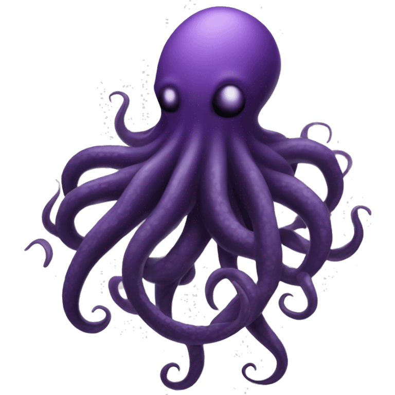 black-purple tentacles emoji