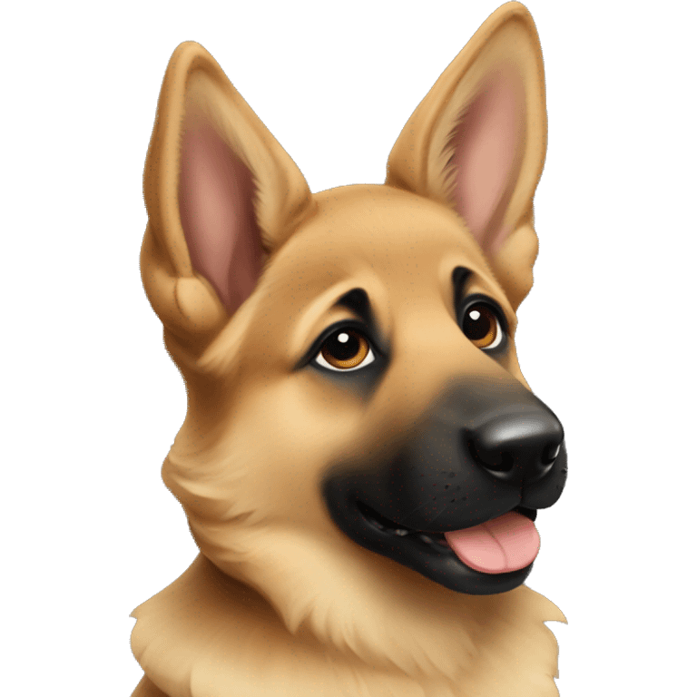 German Shepherd puppy emoji