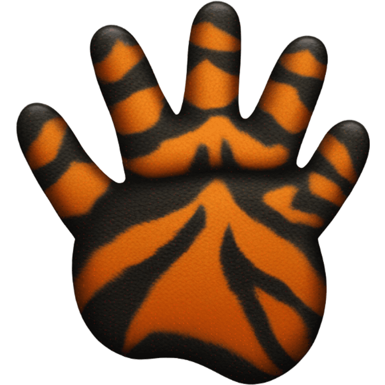 Tiger paw emoji