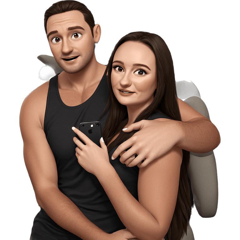 realistic portrait of couple emoji