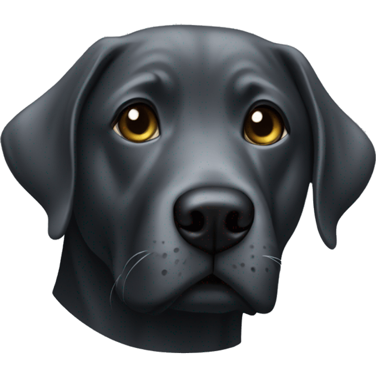 Charcoal lab emoji