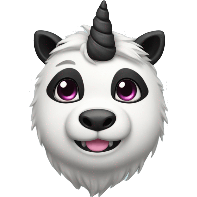 Unicorn panda emoji