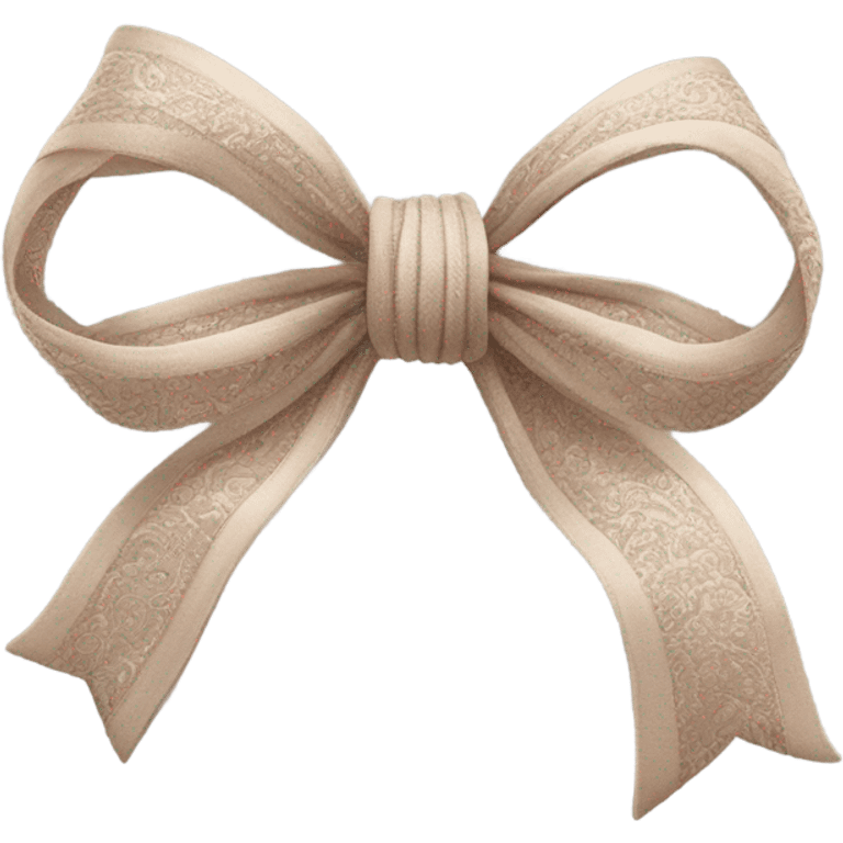 Coquette bow emoji