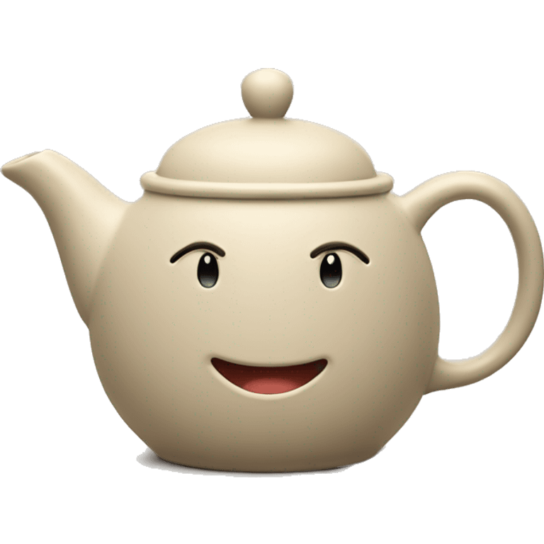 teapot tea mug beige emoji