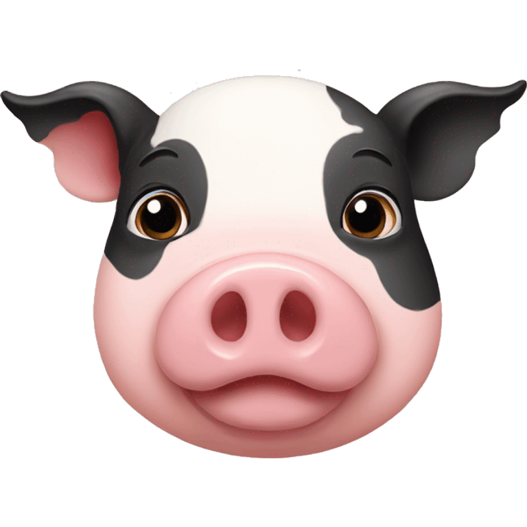 pig and cow  emoji