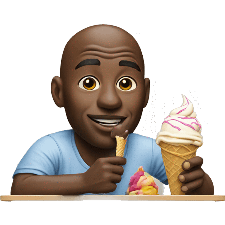 micheal jordan eating ice cream emoji