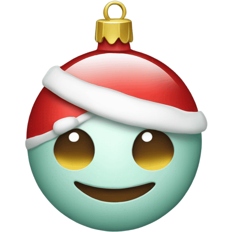 Christmas bauble emoji