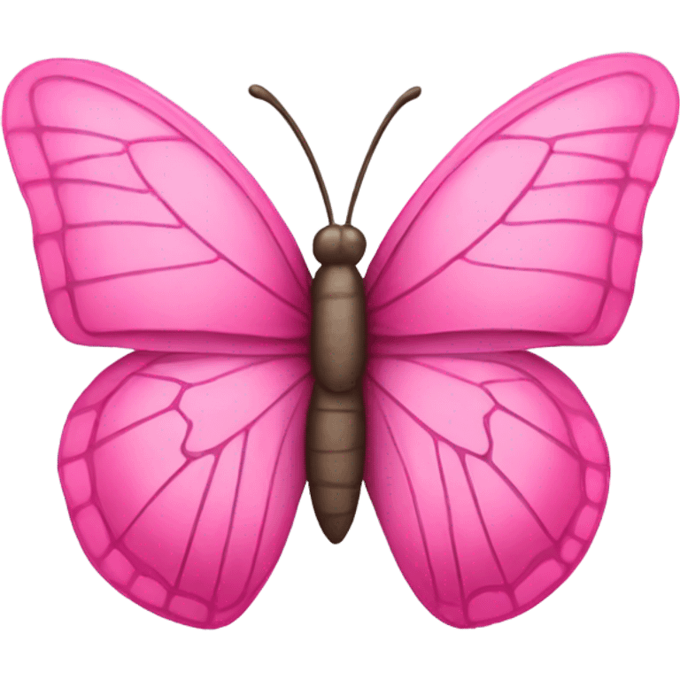 pink butterfly  emoji