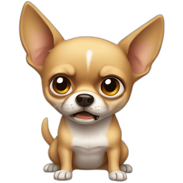 angry chihuahua emoji