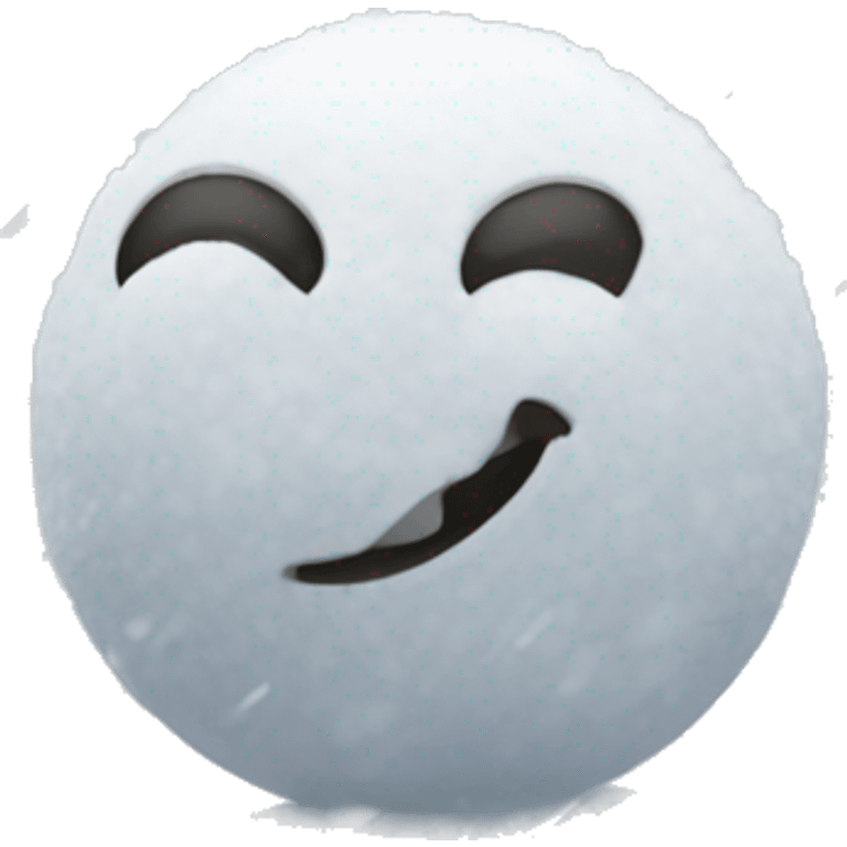 Snow emoji