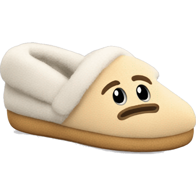 cozy slippers emoji