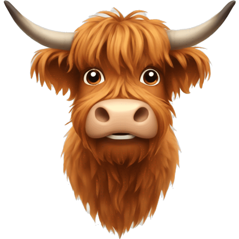 Highland cow emoji