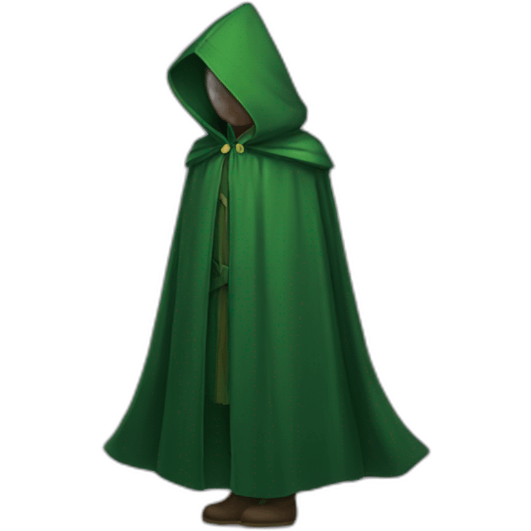 green cloak emoji