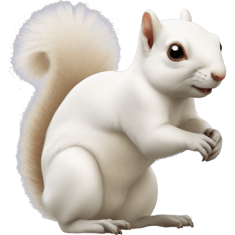 albino squirrel emoji