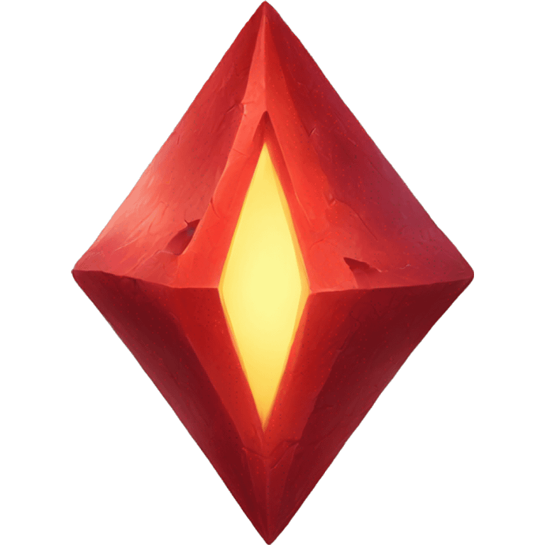 a red abstract magical artifact emoji