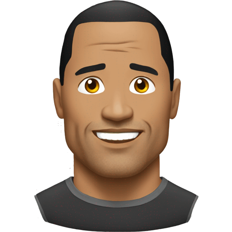  the Rock emoji