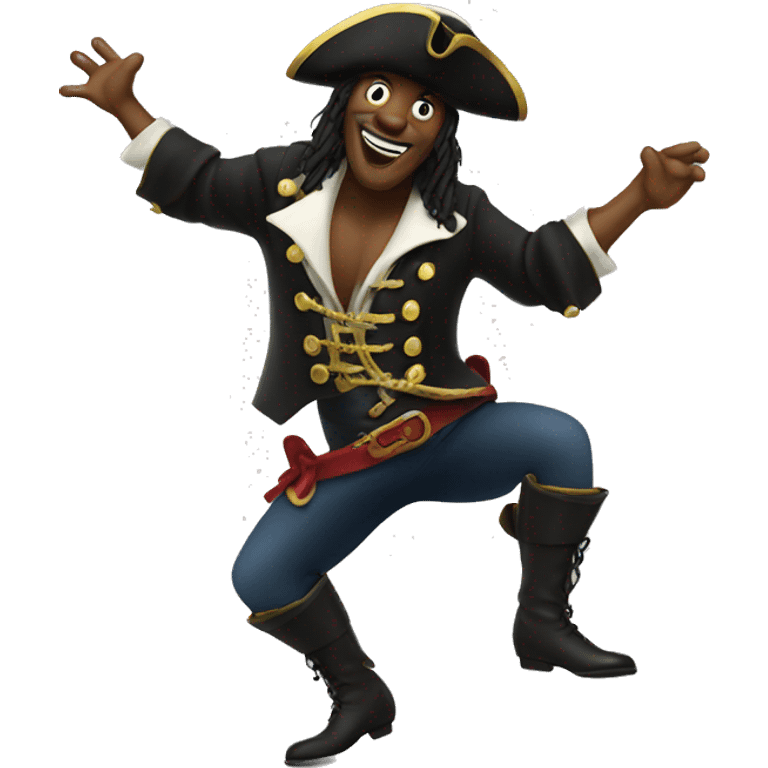 Tap Dancing pirate emoji