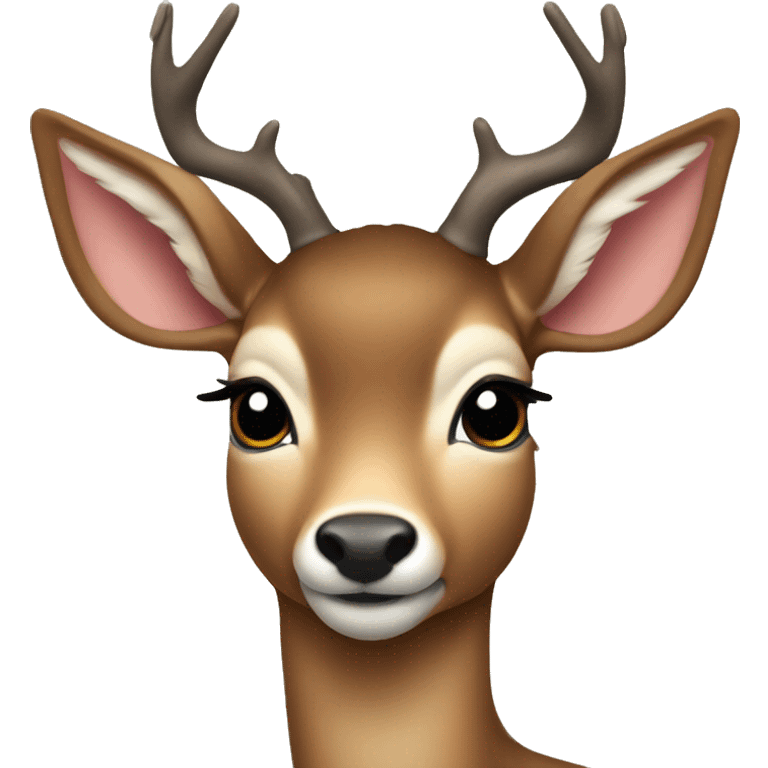 coquette deer emoji