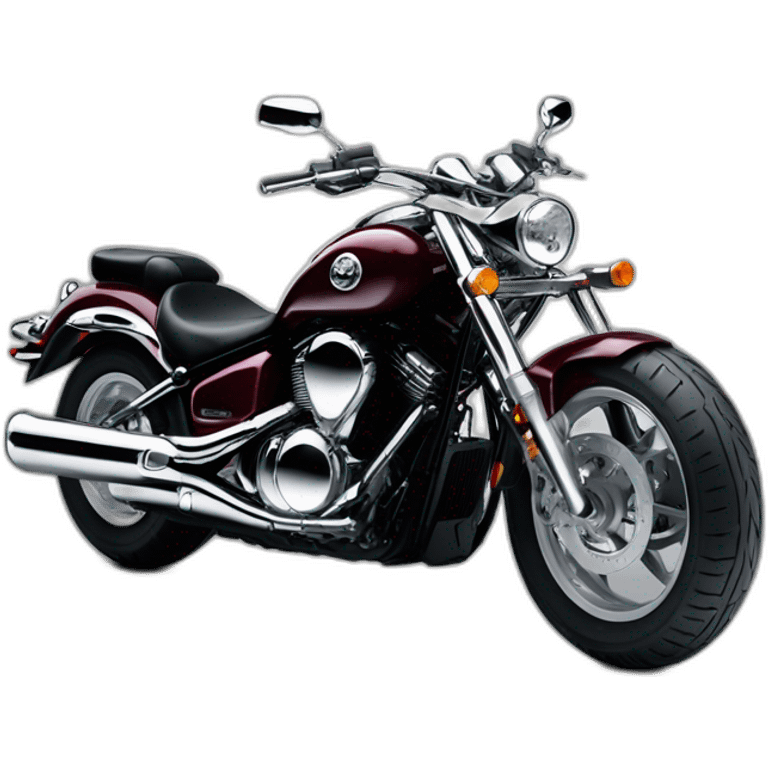 Yamaha xvs 1100 Dragstar bordeaux emoji