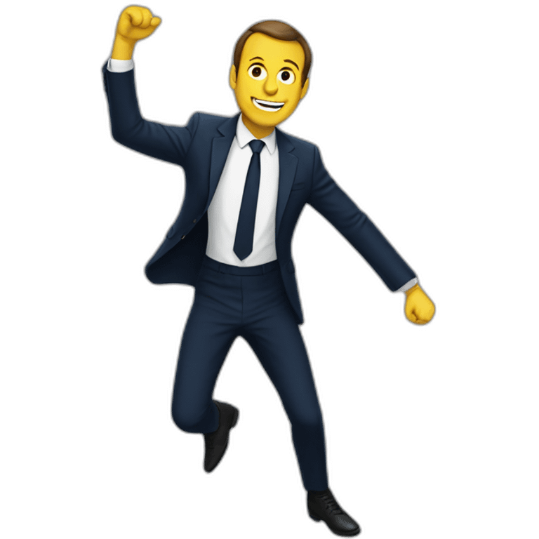 Macron dance emoji