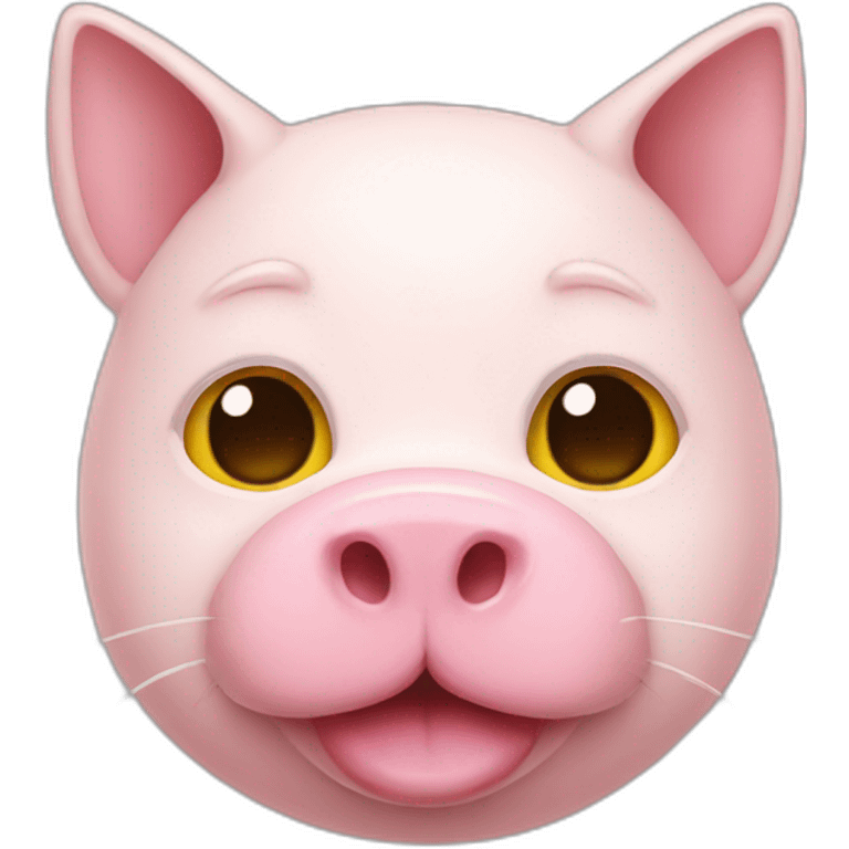 Cat-pig emoji