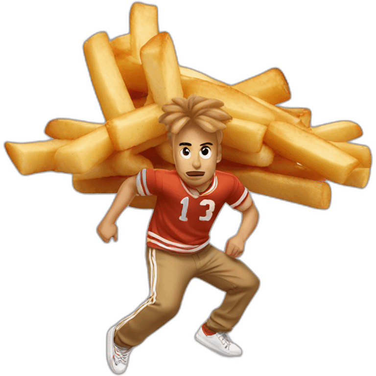 poutine breakdancing emoji