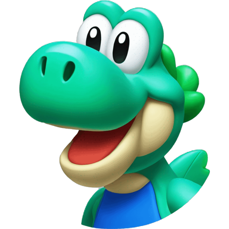 blue yoshi mario emoji