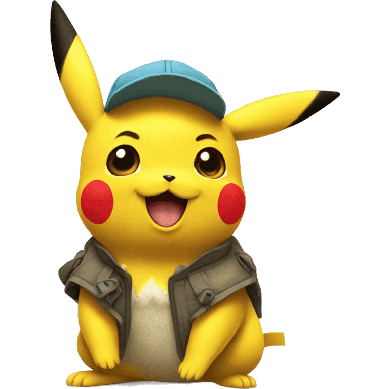 Pikachu en colère  emoji