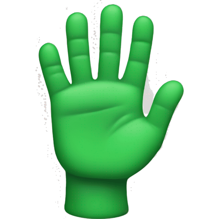 Green hand thumb emoji