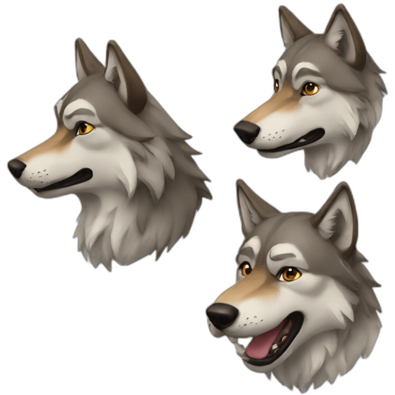 wolves emoji