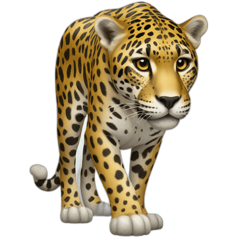 Jaguar full body emoji