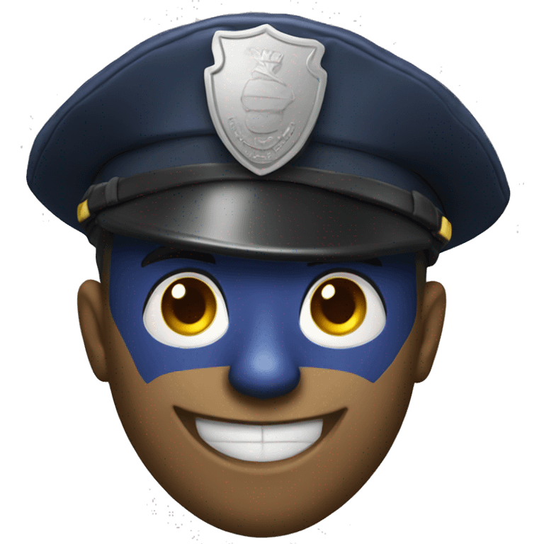 Joker policeman emoji