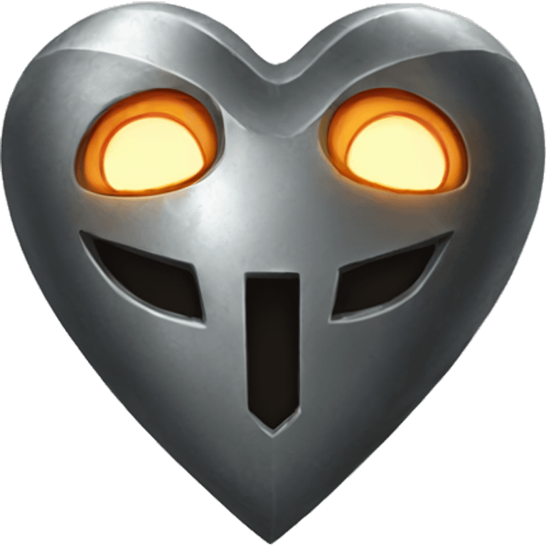 Iron heart emoji